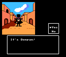 It's Donpan! Yes or no.