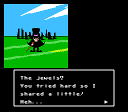 The jewels? You tried hard so I shared a little! Heh...