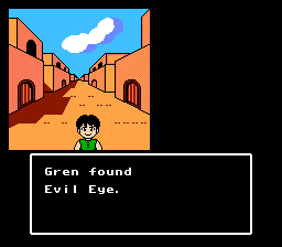 "Gren found Evil Eye."